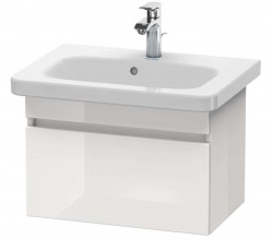 DURAVIT - DuraStyle Umyvadlová skříňka 40x58x37 cm, 1 zásuvka, lesklá bílá (DS637902222)
