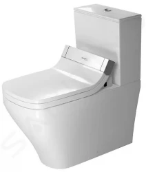 DURAVIT - DuraStyle WC kombi mísa pro SensoWash, s WonderGliss, bílá (21565900001)