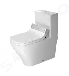 DURAVIT - DuraStyle WC kombi mísa pro SensoWash, Vario odpad, s HygieneGlaze, alpská bílá (2156592000)