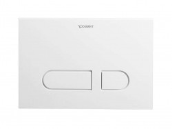 DURAVIT - DuraSystem Ovládání splachování, bílá (WD5001011000)