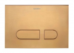 DURAVIT - DuraSystem Ovládání splachování, kartáčovaný bronz (WD5012044000)