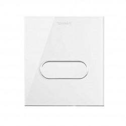 DURAVIT - DuraSystem Ovládání splachování pisoáru, bílé sklo (WD5005012000)