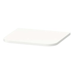 DURAVIT - Happy D.2 Plus Krycí deska na skříňku, bílá satén mat (HP030003636)