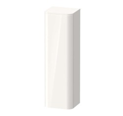 DURAVIT - Happy D.2 Plus Vysoká skříňka 134x40x36 cm, panty vpravo, bílá vysoký lesk (HP1261R2222)