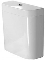 DURAVIT - Happy D.2 Splachovací nádrž 40x16 cm, připojení dole vlevo, alpská bílá (0934100005)