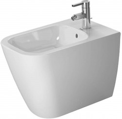 DURAVIT - Happy D.2 Stojící bidet, s WonderGliss, alpská bílá (22671000001)