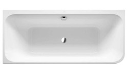 DURAVIT - Happy D.2 Vana 180x80 cm, s panelem, levá, bílá (700316000000000)