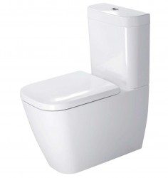DURAVIT - Happy D.2 WC kombi mísa, Vario odpad, s HygieneGlaze, bílá (2134092000)