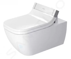 DURAVIT - Happy D.2 Závěsné WC pro bidetové sedátko SensoWash, Rimless, bílá (2550590000)