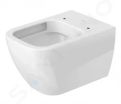 DURAVIT - Happy D.2 Závěsné WC, Rimless, bílá (2222090000)