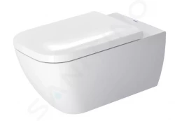 DURAVIT - Happy D.2 Závěsné WC, Rimless, s HygieneGlaze, bílá (2550092000)