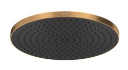 DURAVIT - Hlavová sprcha, průměr 23 cm, MinusFlow, kartáčovaný bronz (UV0662017004)