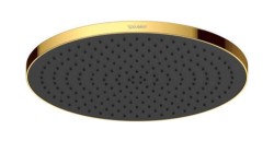 DURAVIT - Hlavová sprcha, průměr 23 cm, MinusFlow, zlatá (UV0662017034)