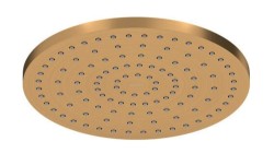 DURAVIT - Hlavová sprcha, průměr 25 cm, MinusFlow, kartáčovaný bronz (UV0662018004)