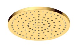 DURAVIT - Hlavová sprcha, průměr 25 cm, MinusFlow, zlatá (UV0662018034)