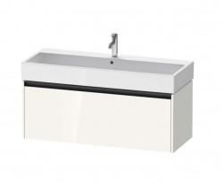 DURAVIT - Ketho.2 Umyvadlová skříňka 44x118x46 cm, 1 zásuvka, lesklá bílá (K25079022220000)