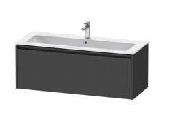 DURAVIT - Ketho.2 Umyvadlová skříňka 44x121x48 cm, 1 zásuvka, grafit mat (K25065049490000)