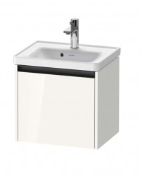 DURAVIT - Ketho.2 Umyvadlová skříňka 44x48x38 cm, 1 zásuvka, lesklá bílá (K25080022220000)