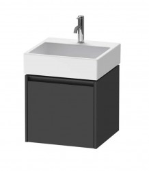 DURAVIT - Ketho.2 Umyvadlová skříňka 44x48x46 cm, 1 zásuvka, grafit mat (K25074049490000)
