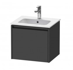 DURAVIT - Ketho.2 Umyvadlová skříňka 44x51x42 cm, 1 zásuvka, grafit mat (K25061049490000)