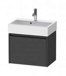 DURAVIT - Ketho.2 Umyvadlová skříňka 44x58x39 cm, 1 zásuvka, grafit mat (K25073049490000)