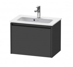 DURAVIT - Ketho.2 Umyvadlová skříňka 44x61x39 cm, 1 zásuvka, grafit mat (K25055049490000)