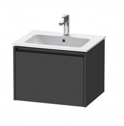 DURAVIT - Ketho.2 Umyvadlová skříňka 44x61x48 cm, 1 zásuvka, grafit mat (K25062049490000)