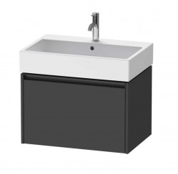 DURAVIT - Ketho.2 Umyvadlová skříňka 44x68x46 cm, 1 zásuvka, grafit mat (K25076049490000)