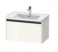 DURAVIT - Ketho.2 Umyvadlová skříňka 44x78x46 cm, 1 zásuvka, lesklá bílá (K25083022220000)