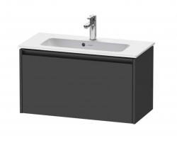 DURAVIT - Ketho.2 Umyvadlová skříňka 44x81x39 cm, 1 zásuvka, grafit mat (K25056049490000)