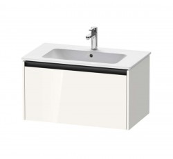 DURAVIT - Ketho.2 Umyvadlová skříňka 44x81x48 cm, 1 zásuvka, lesklá bílá (K25063022220000)