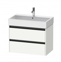 DURAVIT - Ketho.2 Umyvadlová skříňka 55x78x46 cm, 2 zásuvky, matná bílá (K25277018180000)