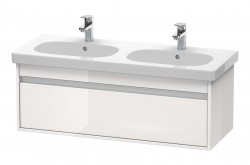 DURAVIT - Ketho Umyvadlová skříňka 41x115x46 cm, 1 zásuvka, lesklá bílá (KT666902222)