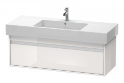 DURAVIT - Ketho Umyvadlová skříňka 41x120x46 cm, 1 zásuvka, lesklá bílá (KT669202222)