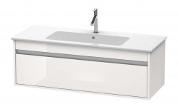 DURAVIT - Ketho Umyvadlová skříňka 41x120x48 cm, 1 zásuvka, lesklá bílá (KT642102222)