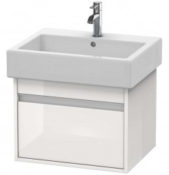 DURAVIT - Ketho Umyvadlová skříňka 41x55x44 cm, 1 zásuvka, lesklá bílá (KT668602222)