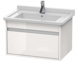 DURAVIT - Ketho Umyvadlová skříňka 41x65x46 cm, 1 zásuvka, lesklá bílá (KT666302222)