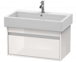 DURAVIT - Ketho Umyvadlová skříňka 41x75x44 cm, 1 zásuvka, lesklá bílá (KT668702222)