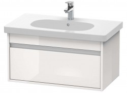 DURAVIT - Ketho Umyvadlová skříňka 41x80x46 cm, 1 zásuvka, lesklá bílá (KT666702222)