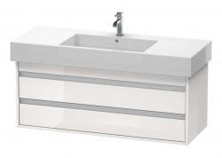 DURAVIT - Ketho Umyvadlová skříňka 48x120x46 cm, 2 zásuvky, lesklá bílá (KT664202222)