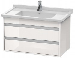 DURAVIT - Ketho Umyvadlová skříňka 48x80x46 cm, 2 zásuvky, lesklá bílá (KT664402222)