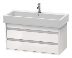 DURAVIT - Ketho Umyvadlová skříňka 48x95x44 cm, 2 zásuvky, lesklá bílá (KT663802222)