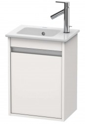 DURAVIT - Ketho Umyvadlová skříňka 55x40x29 cm, levá, lesklá bílá (KT6417L2222)