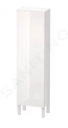 DURAVIT - L-Cube Skříňka vysoká 1320x400x243 mm, levá, lesklá bílá (LC1168L2222)