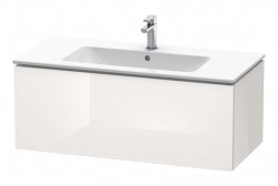 DURAVIT - L-Cube Umyvadlová skříňka 40x102x48 cm, 1 zásuvka, lesklá bílá (LC614202222)
