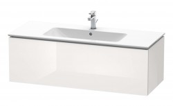 DURAVIT - L-Cube Umyvadlová skříňka 40x122x48 cm, 1 zásuvka, lesklá bílá (LC614302222)