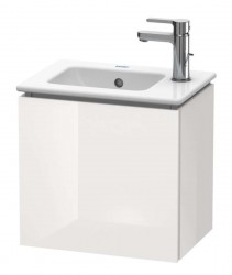 DURAVIT - L-Cube Umyvadlová skříňka 40x42x29 cm, pravá, 1 dvířka, lesklá bílá (LC6272R2222)