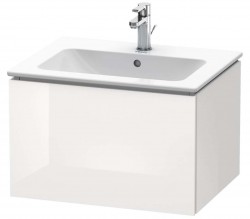 DURAVIT - L-Cube Umyvadlová skříňka 40x62x48 cm, 1 zásuvka, lesklá bílá (LC614002222)