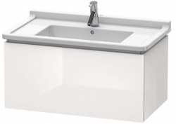 DURAVIT - L-Cube Umyvadlová skříňka 41x82x47 cm, 1 zásuvka, lesklá bílá (LC616502222)