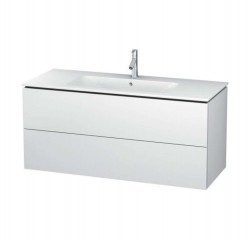 DURAVIT - L-Cube Umyvadlová skříňka 55x122x48 cm, 2 zásuvky, bílá mat (LC624301818)